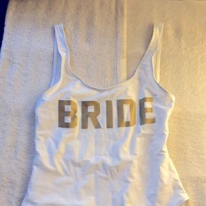 Bride one-piece swimsuit